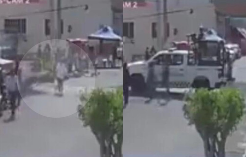 Camioneta de la Guardia Nacional atropella a ancianita en Neza; intentan linchar a uniformados (Video)