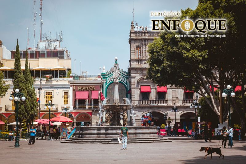 Otra vez cerrarán el Zócalo de Puebla para detener contagios de Covid 