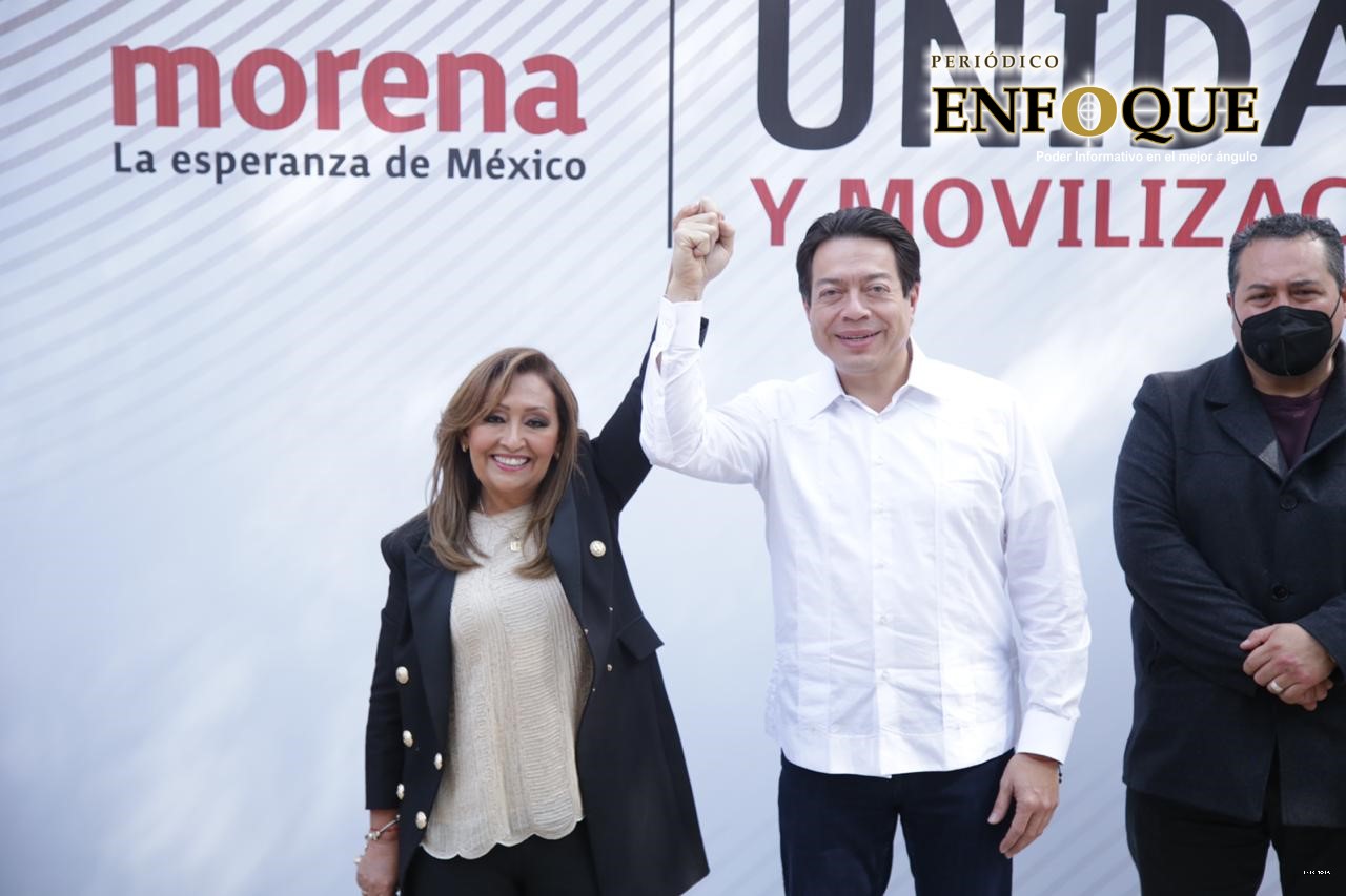 "No le fallaré a Tlaxcala": designan a Lorena Cuellar como candidata de Morena a gubernatura de Tlaxcala