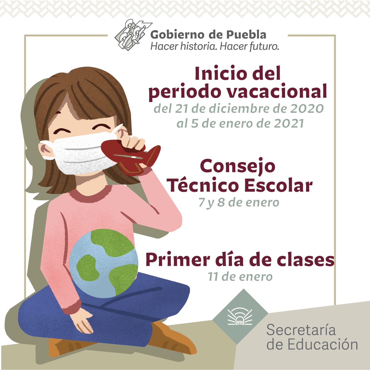 Inicia el 21 de diciembre periodo vacacional: SEP