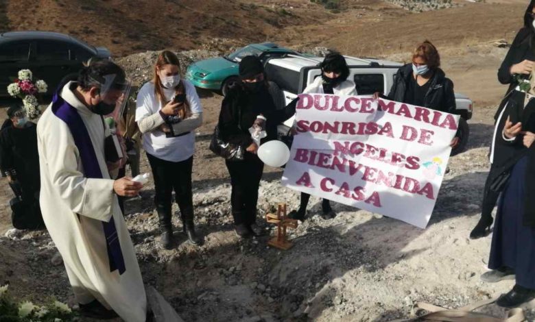 Dulce María fue hallada en una hielera e iba a una fosa común; mujeres le dan nombre y sepultura