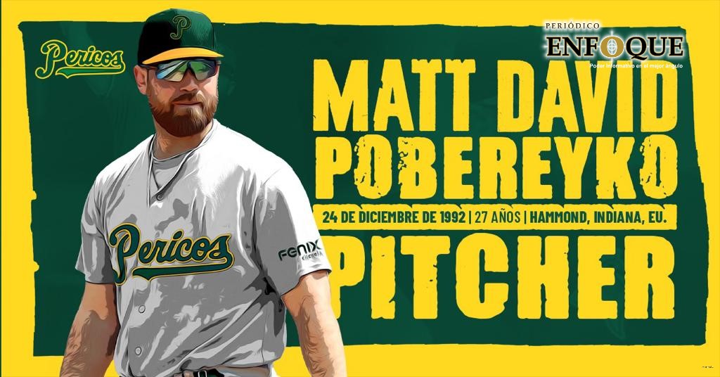 Pericos sumó a Matt Pobereyko, relevista estelar para su bullpen