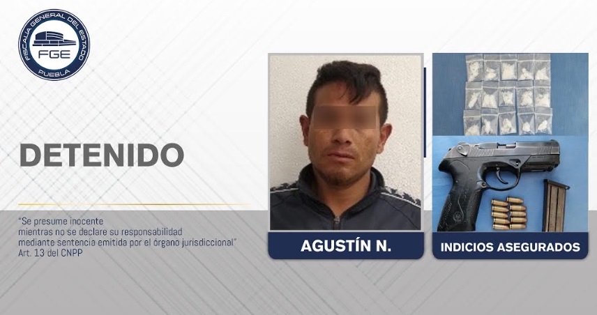 Detenido por Fiscalía de Puebla presunto integrante de la banda de “El Bukanas”