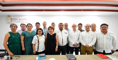 Se reúne secretaria de Educación  de Tabasco, Egla Cornelio, con instituciones de educación superior