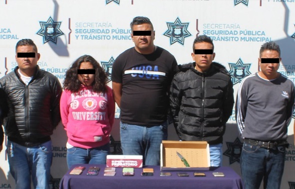 En la colonia Xonaca, desarticulan banda dedicada al robo a transporte público