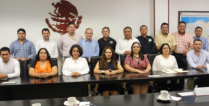 Sostiene reunión titular de la SSPC Tabasco con representantes de la Canaco