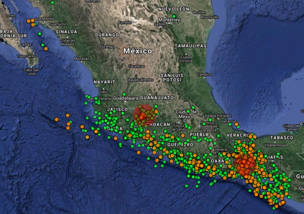 El SSN registra un "enjambre sísmico" de 25 días