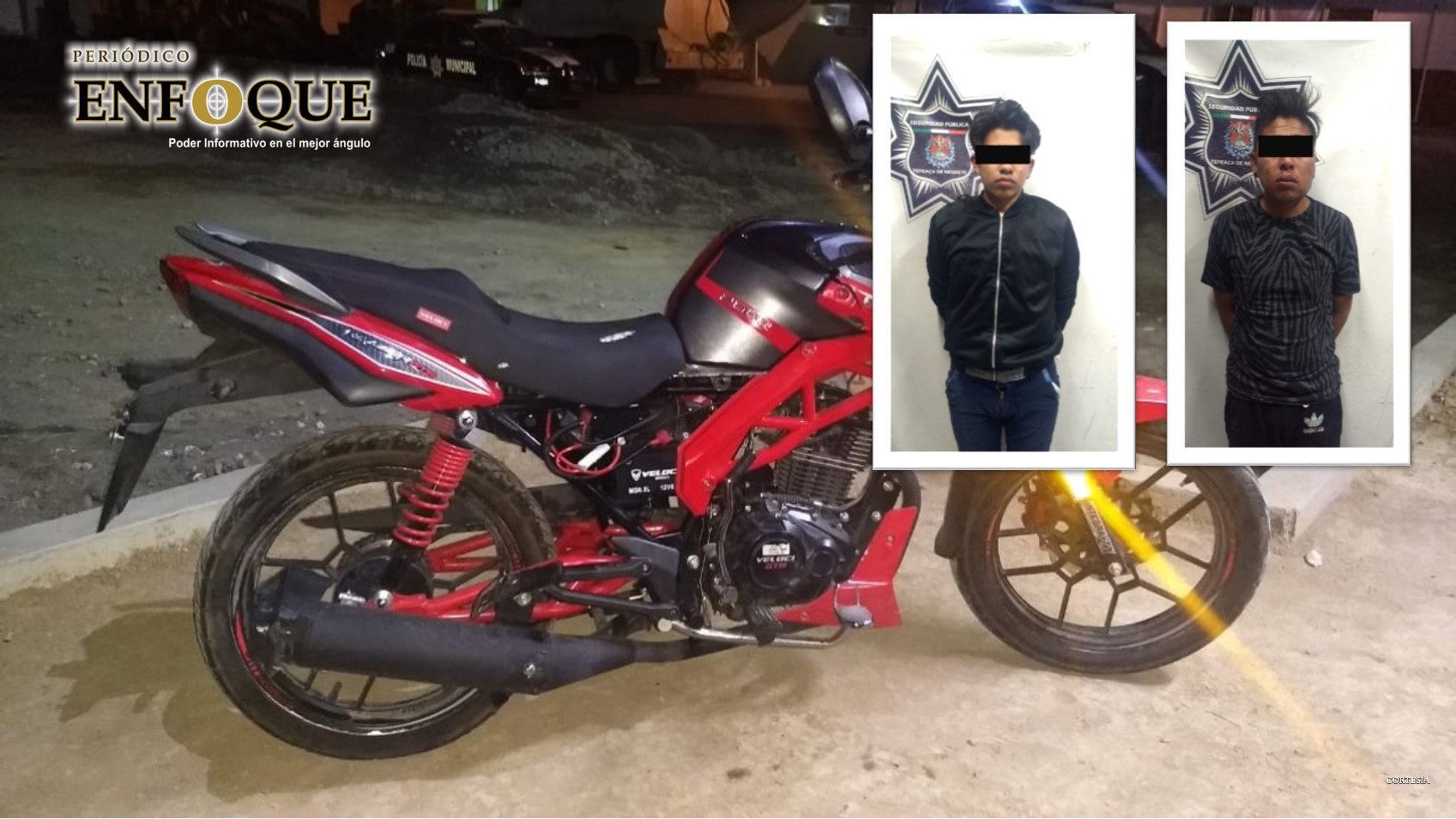 Detienen a sujetos por robo a transeúnte en calles de Tepeaca