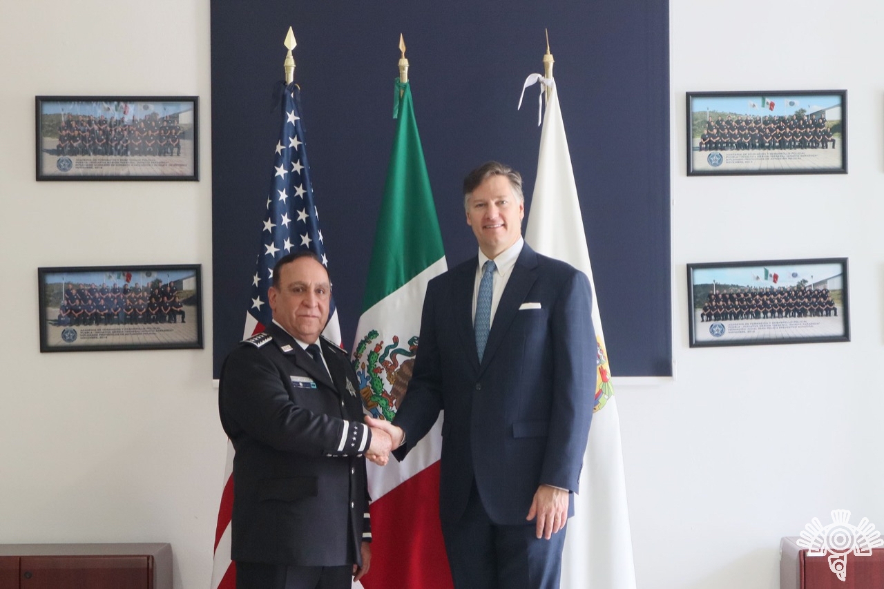 Estrechan lazos de cooperación SSP y embajada de Estados Unidos