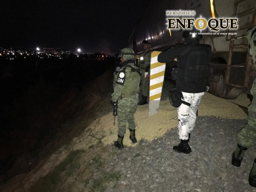 Guardia Nacional vuelve a frustrar atraco al tren  