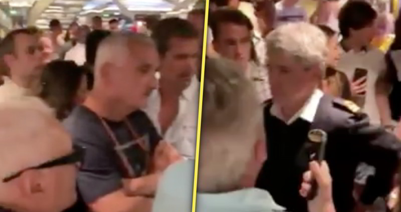 Crucero varado en Cozumel; pasajeros viven caos y desesperación (Video)