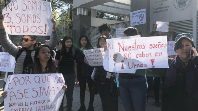 22 facultades de la BUAP se van a paro en protesta por asesinato de estudiantes