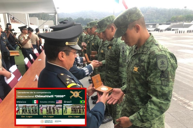 Supera Colegio Militar a Rusia, EU, Brasil entre otros, en competencia internacional