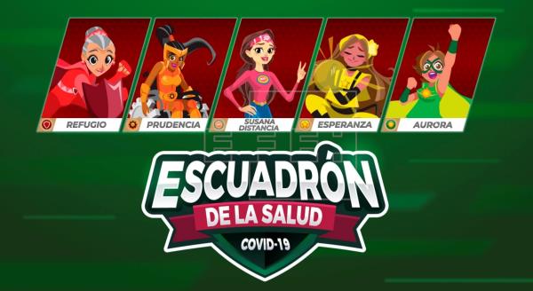 Presentan el Escuadrón de la Salud, las nuevas aliadas de 'Susana Distancia'
