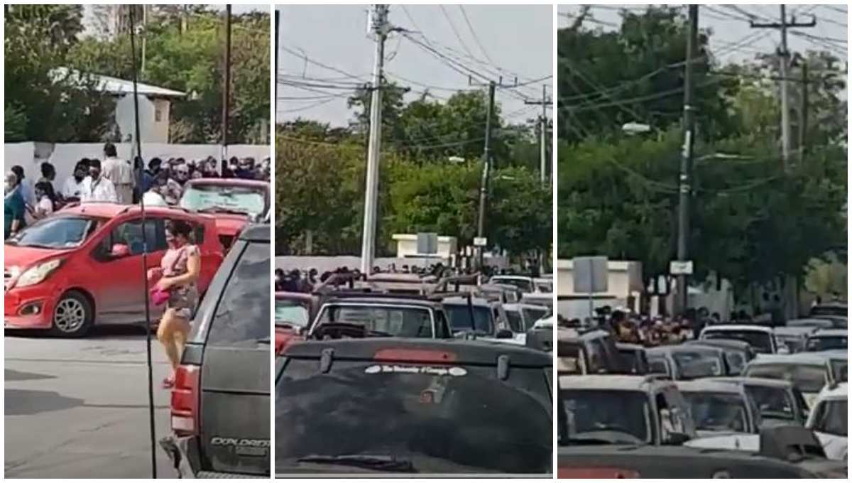 Secretaría del Bienestar aglomera a adultos mayores en Reynosa para darles programas sociales