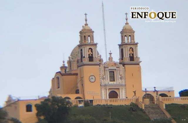 Causa “confusión” pararrayos en Santuario de los Remedios en Cholula 