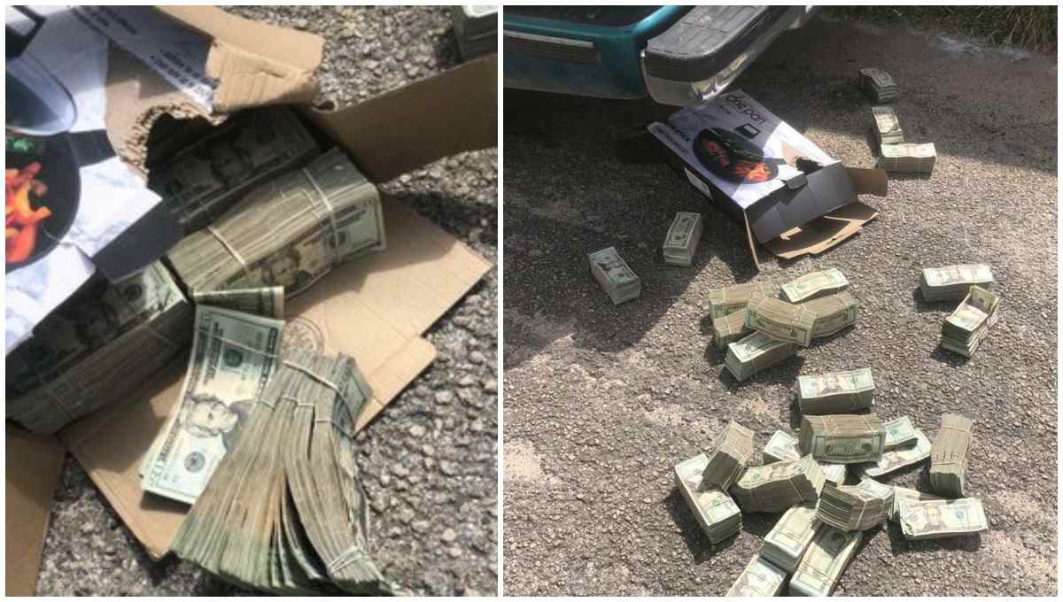 Arrestan a cinco hombres que arrojaron cajas con miles de dólares en Chetumal