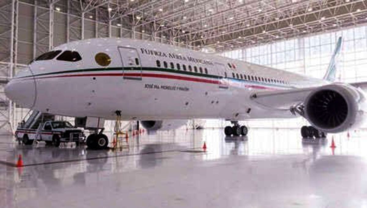 Esta semana regresa a México el avión presidencial, será resguardado en el hangar presidencial del AICM