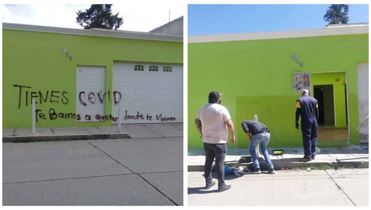 Logran identificar a sujeto que realizó pintas a casa de enfermera en Durango