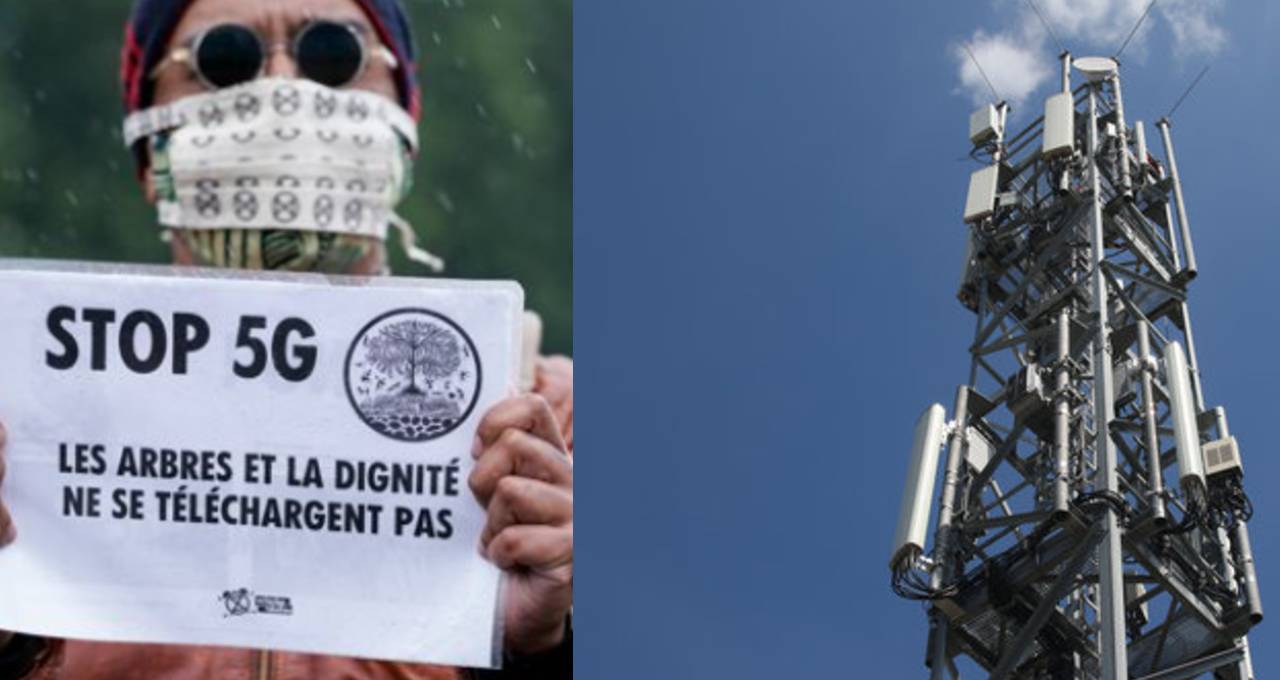 Sujeto incendia antena 5G por culparla del coronavirus y le dan 3 años de prisión