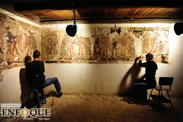 Descubren murales mayas en una casa en Guatemala 