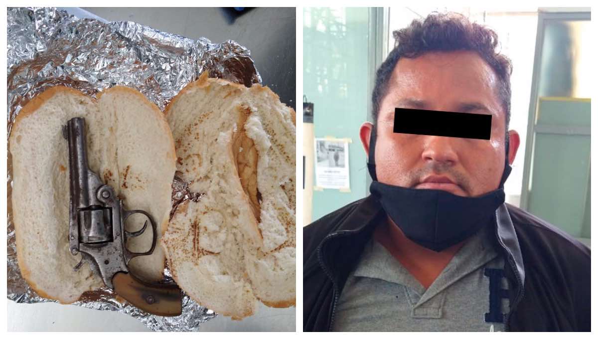 Cosas de chilangos: Hombre es detenido en la CDMX por ocultar una pistola dentro de un bolillo
