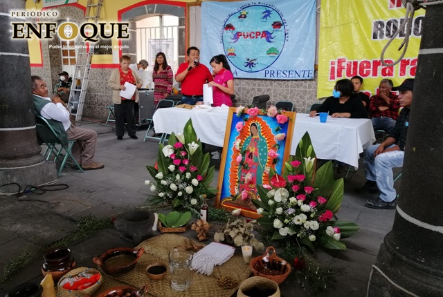 Realizan primer encuentro del Frente de los Pueblos Originarios contra el Mal Gobierno en Puebla 