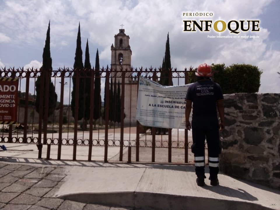 Protección Civil de Tecamachalco realiza recorridos tras sismo