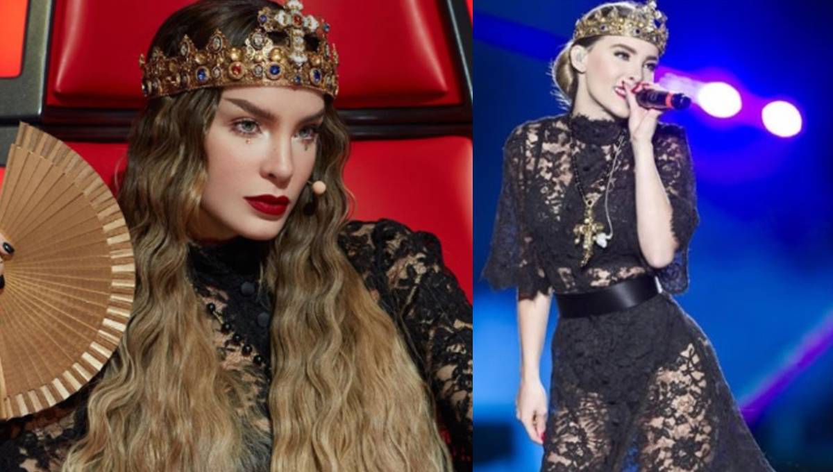 En plena crisis económica, ¡hasta Belinda recicla vestuario y se ‘faja el cinturón’!