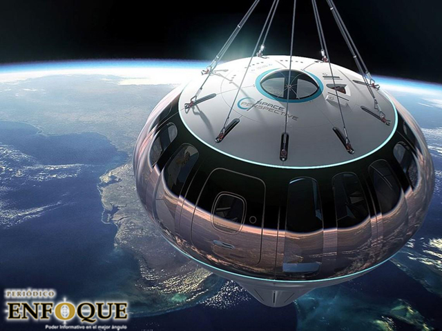 Así podremos viajar al espacio en globo