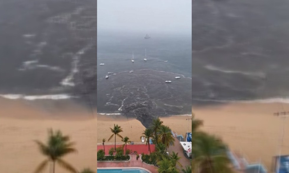 Autoridades rechazan que exista derrame de aguas negras en la bahía de Acapulco