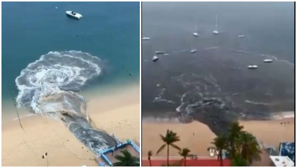 Redes se enfadan tras video que muestra descarga de aguas negras en Acapulco