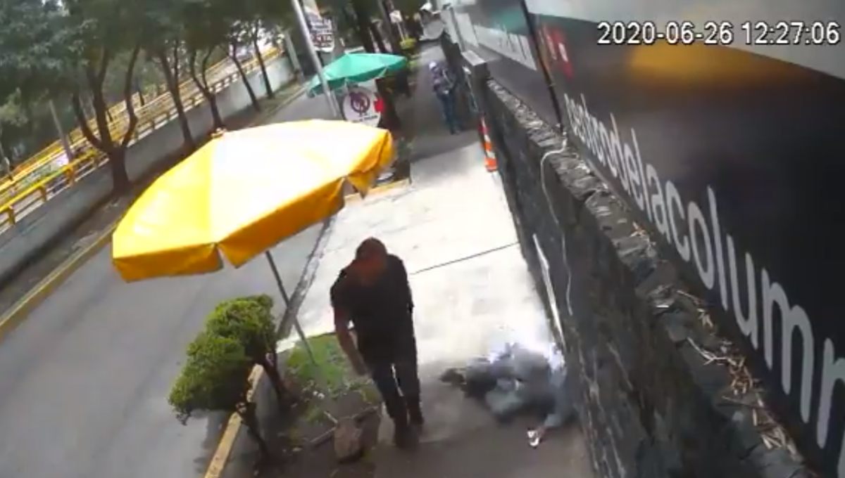 #LordBanqueta: buscan a hombre que agrede salvajemente a personas que se atraviesan a su paso