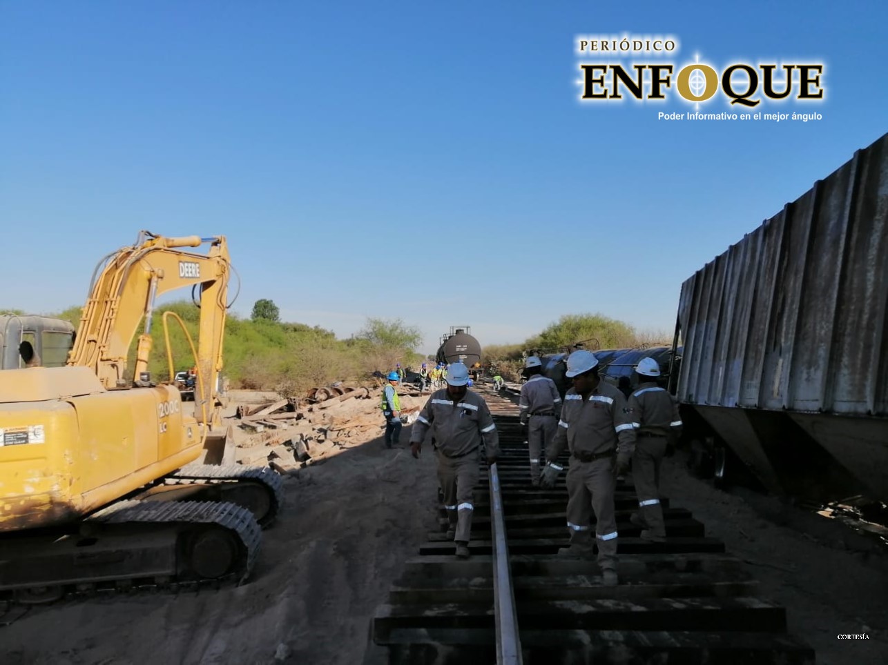 Tras descarrilamiento de tren, suspenden clases en 20 planteles educativos