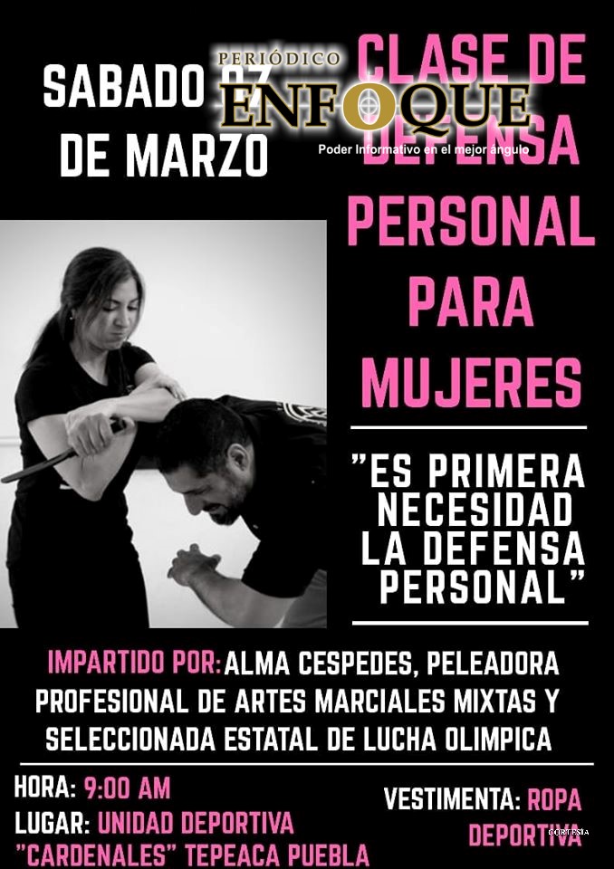 Luchadora poblana se unirá al #UnDiaSinNosotras con taller de defensa personal