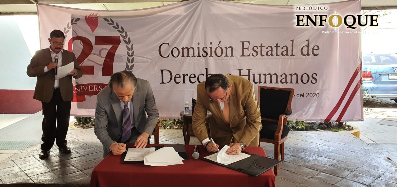 Signan convenio CEDH e ITAES para canalizar servicios médicos de calidad y bajos costos