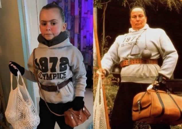 Estudiante de primaria gana concurso al disfrazarse como "Tronchatoro"