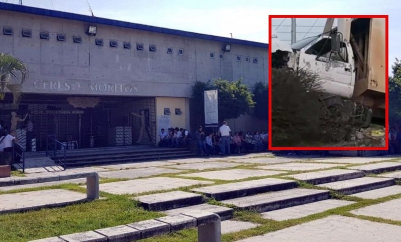 Escapan reos en camión de basura, chocan en su huida y mueren tres