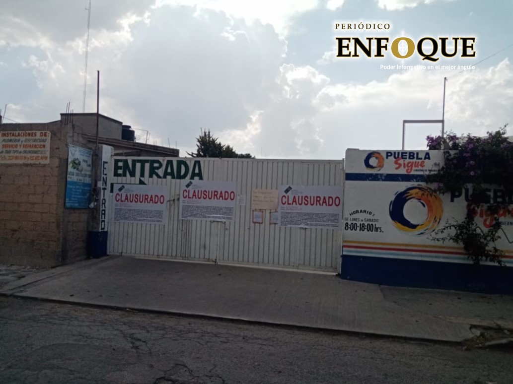 Por informe oficial clausuran verificentro de Tepeaca hasta nuevo aviso