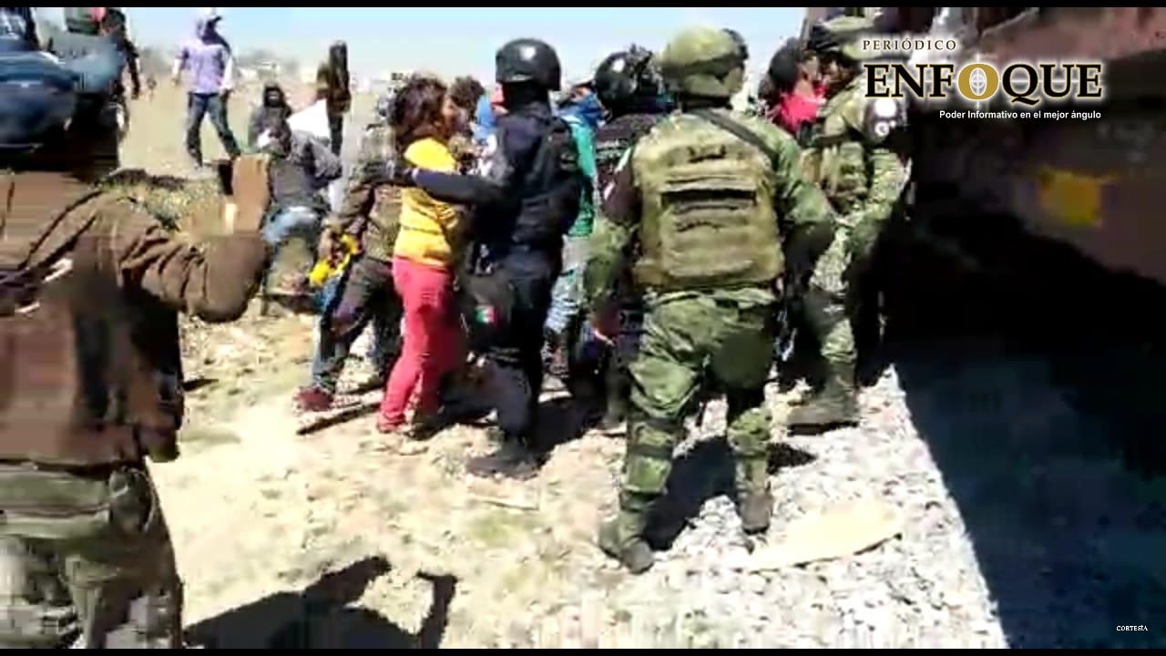 Agreden a elementos de la GN por frustrar robo al tren en Huamantla  