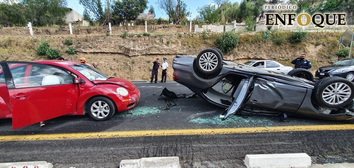 Sábado accidentado en diferentes puntos de Tlaxcala