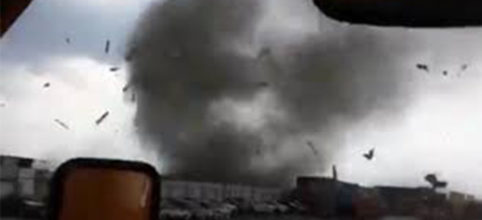 Dos personas mueren por tornado en Nuevo León