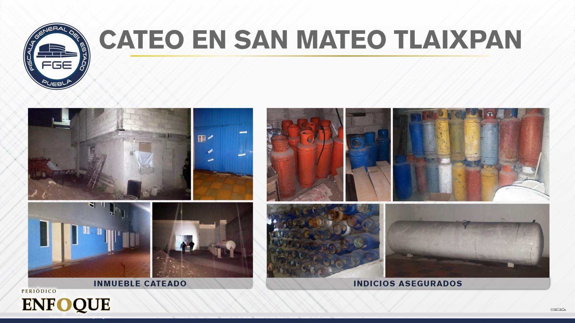 Durante cateo recuperan 174 tanques de gas en Tecamachalco