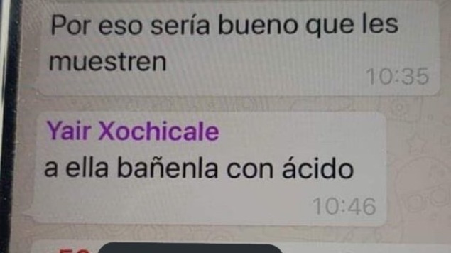 “Báñenla con ácido”: pide funcionario de Veracruz, luego se retracta y afirma que es “un meme”