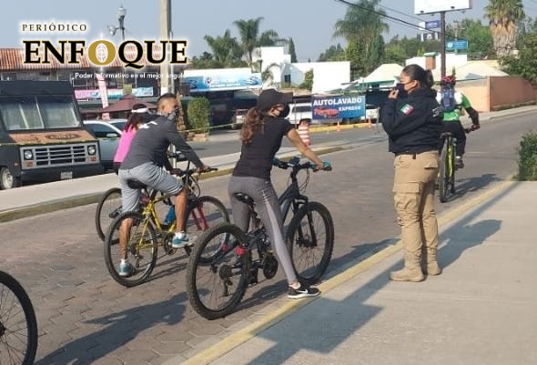 Exhortan a ciclistas a que no acudan a ejercitarse al cerro Zapotecas en Cholula por Covid-19
