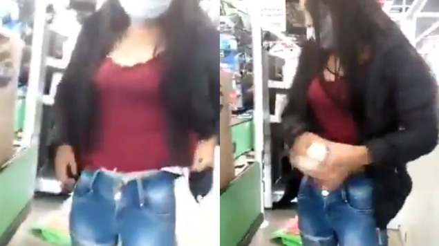 Lady Nutella: Exhiben a joven que intentó robar frascos en super de la CDMX (Video)