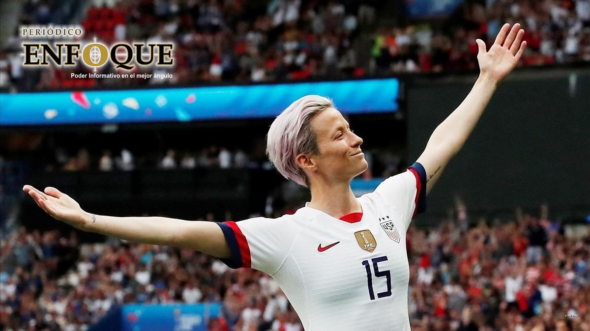 Megan Rapinoe no dudaría en quitarle el puesto a Donald Trump como presidenta de EU