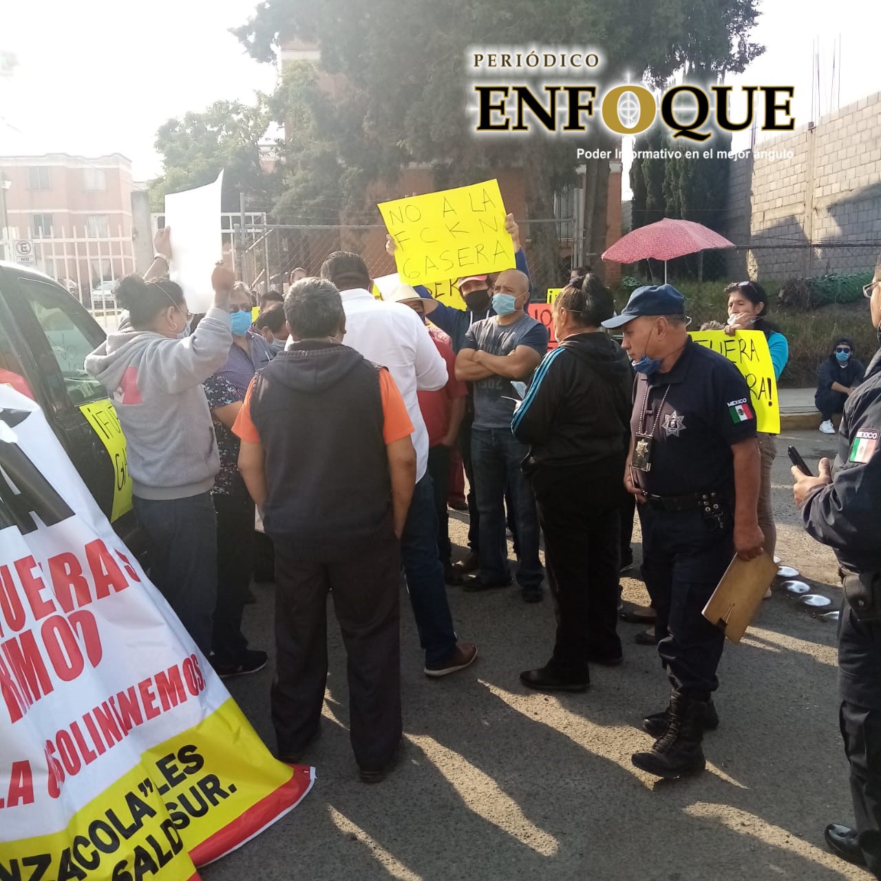 Impiden instalación de gasera en Chiautempan Tlaxcala