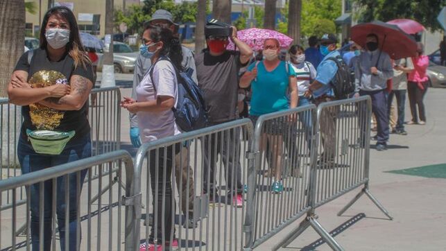 ¿Restricciones en la frontera? En Tijuana, el COVID-19 no encontró obstáculos en su avance