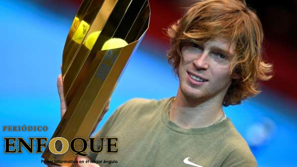 Andrey Rublev se corona en Viena tras obtener su quinto título del año. 